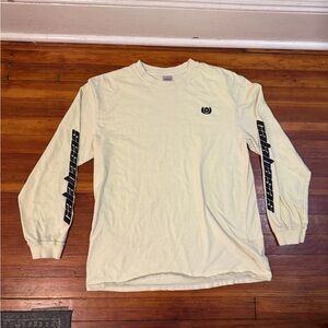 Used Men’s Yeezy Calabasas Yellow Long Sleeve Shirt size Large